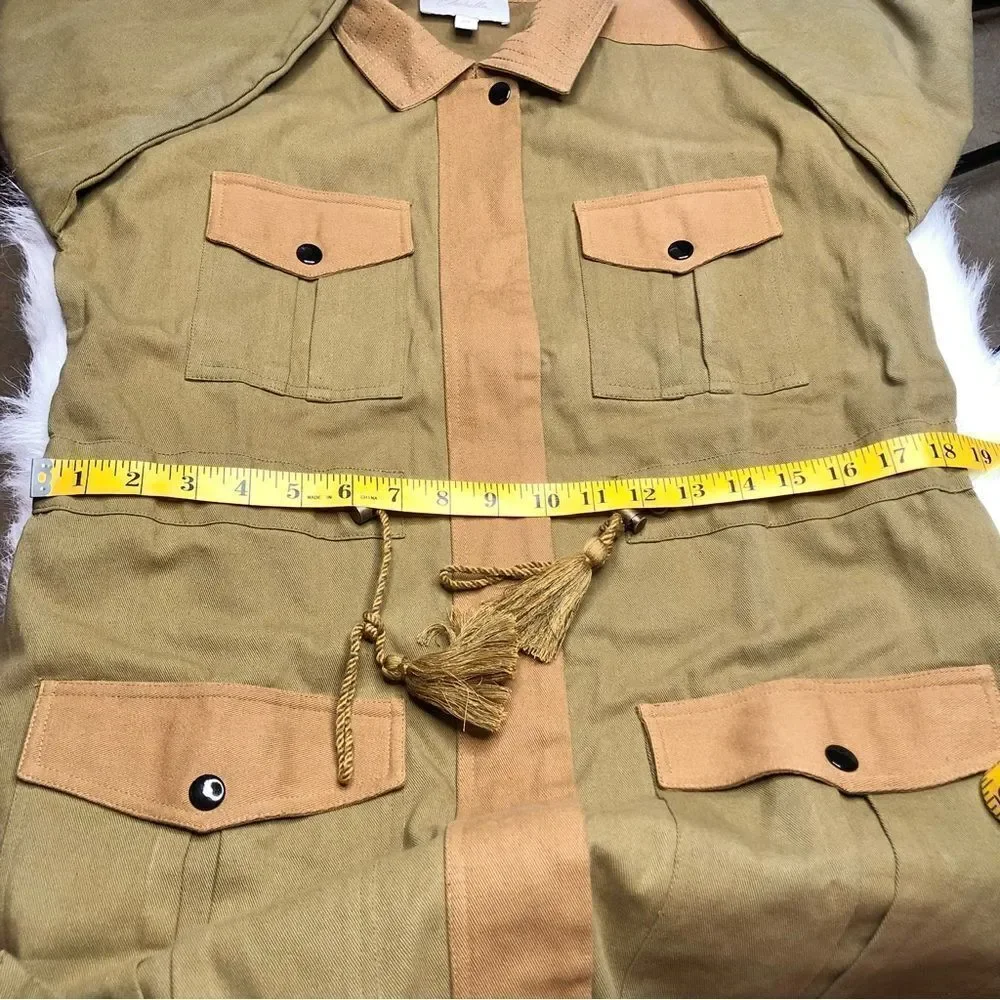 Anthropologie Cleobella Organic Cotton Honey Peyton Utility Jacket Size XS - Picture 9 of 13